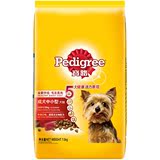 Pedigree/宝路狗粮 1岁以上中小型犬牛肉味成犬粮7.5kg 贵宾泰迪