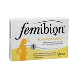 [现货]德国代购 Femibion孕妇叶酸+DHA 1阶段 孕前至12周双月剂量