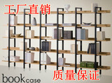 宜家特价钢木书架组合五层书架储物架置物架货架展示柜木架展示架