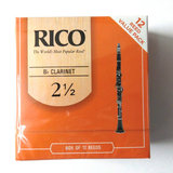 美国RICO传统系列 黄盒 橙盒 bB黑管 单簧管哨片 12片/盒 送擦布