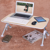 冷桌2016书架笔记本电脑桌简约现代书桌桌子台式懒人床上用学习