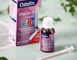 澳洲Ostelin VD 婴儿童液体维生素D滴剂补钙草莓味20ml 补充维D3