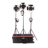 摄影摄像柔光灯摄像3x800W红头灯套装含灯管灯架摄影包微电影灯光