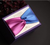 喜传说 2016新款高档定制欧式西式韩版韩式紫色喜糖包装喜糖盒