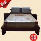 新款正品厂家直销水曲柳床1.8米全实木双人床高箱床低箱包物流