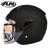 时尚AK摩托车头盔 电动车半盔 安全帽头盔 保暖秋冬盔 男女式半盔