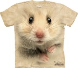 美国正品代购THE MOUNTAIN男款短袖T恤3D立体仓鼠 清仓无退换