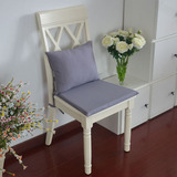 纯色素色灰色 全棉布艺椅垫/餐椅垫/坐垫/海绵垫/椅子垫/凳子垫