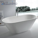 BELLISSIMO人造石浴缸 1.8米精工玉石浴缸 非亞剋力浴缸BS-8619