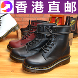 香港直邮代购正品Dr.martens 1460马丁靴8孔黑色软皮经典休闲短靴
