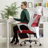 家用椅子 贴心设计职员椅 高强度网布避免颈椎痛前台椅电脑椅