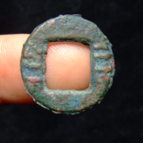 1804 西汉早期半两传形 两半真品 古钱币 铜钱铜币 古玩收藏