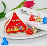 好时巧克力kisses结婚成品喜糖心形纸盒6粒装婚庆回礼喜糖果