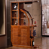 特价包邮橡木门厅柜间厅柜隔断柜玄关柜 现代中式实木间厅柜鞋柜