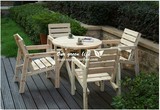 新款特价实木碳化桌椅 户外桌椅 庭院桌/休闲桌 松木桌 凳子椅子
