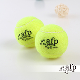 AFP网球狗玩具三种尺寸 宠物用品犬耐咬球毛绒材户外玩耍弹力球