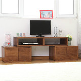 出口日韩欧美式实木宜家简约家具DIY电视柜移动伸缩组合地柜特价