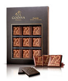 现货比利时高迪瓦歌帝梵Godiva黑巧克力代购72%浓度36片礼盒