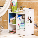 包邮塑料大码洗手间收纳柜可挂墙放化妆品防水收纳盒带抽屉整理柜