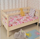 批发儿童床松木实木床家具定制单人床特价包邮沙发床床头板喜梦宝