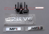 上海大众帕萨特老领驭 V6前标 2.8V6后标 MFI叶子板标 原厂V6车标