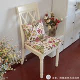 小花香魁布艺系带3cm厚度海绵椅垫/椅坐垫/餐椅垫/坐垫套可定做
