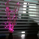 房间客厅装饰灯led彩灯闪灯创意花瓶玫瑰灯婚庆装饰用品生日礼物