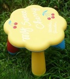 特价！宝宝凳 塑料凳 儿童凳 小板凳 儿童桌椅 宜家风格 梅花凳黄