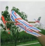 航模拼装橡皮筋动力雷鸟飞机模型玩具天驰橡筋动力双翼机科普模型