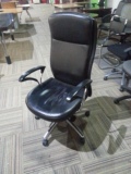 香港ULTRA品牌皮椅  二手老板办公转椅  黑色真皮经理椅大班椅
