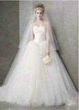 纯真年代2016新款王薇薇vera wang婚纱韩版公主梦幻蓬蓬裙新娘婚