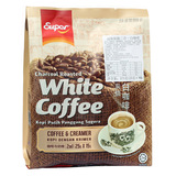2袋包邮 马来西亚进口SUPER/超级怡保炭烧二合一无糖白咖啡 375g