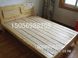 热卖推荐 特价实木床1.2米1.5米单人床双人床  杉木床板 合肥家具
