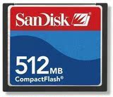 SanDisk CF卡512M CF512MB 工控/数控/机床/广告机用全新CF卡512M