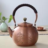 铜茶壶烧水壶 纯铜手工壶西关铜壶加厚型煮水茶壶 手工壶