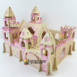 diy小屋手工别墅模型8-10-12岁以上女孩女童玩具礼物公主房子城堡