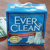 宠物猫猫用品 蓝钻低过敏抗菌结块美短红标/猫砂25磅 蓝钻猫沙