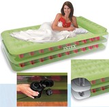 原装INTEX单人双层充气床 气垫床 内置枕头蜂窝立柱 送原装电泵