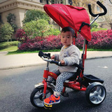 韩国铝合金儿童三轮车脚踏车 婴儿手推车1-3-5-6岁宝宝自行车童车
