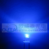 台湾正芯F3mm/F5MM内凹型超高亮白发蓝色led灯珠 400-500MCD