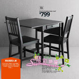 宜家代购 英格托折叠餐桌小户型 宜家可加大餐桌四人饭桌不含椅子