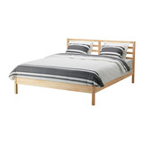 IKEA南京无锡宜家家居专业代购塔瓦床架实木床 松木 180*200