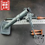 二战德军玩具兵人模型1:6威龙60MM迫击炮灰色塑料