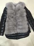 2015冬季新款狐狸毛皮草皮衣长袖短款奢华皮草外套