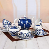 西式简约高档欧式英式陶瓷下午茶茶具咖啡杯套装壶骨瓷茶杯咖啡具
