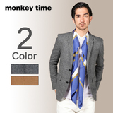 日单正品新款日本老牌MONKEY TIME 进口羊毛呢男式西装英伦修身
