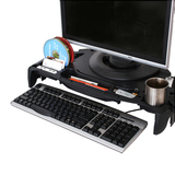 韩国办公桌显示器加高底座 多功能电脑键盘收纳支架 护颈椎清洁架