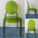 餐椅小魔鬼无扶手升级版椅子时尚创意简约欧式休闲亚克力幽灵椅