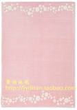 儿童腈纶外贸地毯 粉色女孩房地毯 纯色素色粉色儿童地毯定制