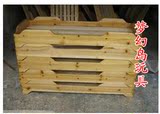 童床批发幼儿园专用床 加厚实木床 儿童全木制床 宝宝婴儿木质床